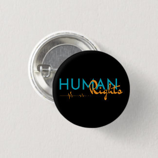 Lifeline to Human Rights 3 Cm Round Badge