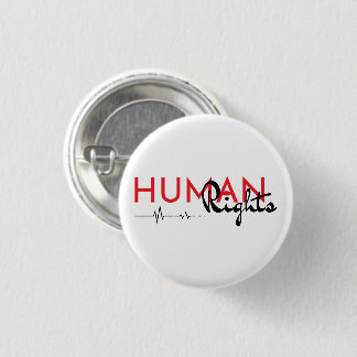 Lifeline to Human Rights 3 Cm Round Badge
