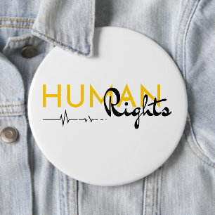 Lifeline to Human Rights 6 Cm Round Badge