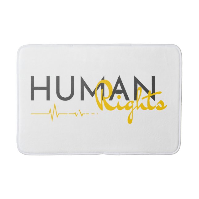 Lifeline to Human Rights Bath Mat (Front)