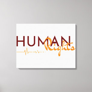 Lifeline to Human Rights Canvas Print