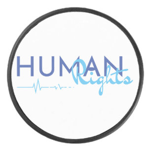 Lifeline to Human Rights Hockey Puck