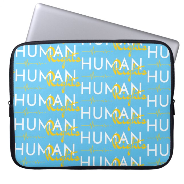 Lifeline to Human Rights Laptop Sleeve (Front)