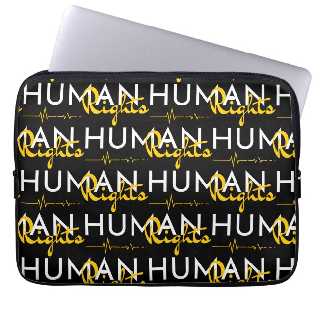 Lifeline to Human Rights Laptop Sleeve (Front)