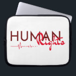 Lifeline to Human Rights Laptop Sleeve<br><div class="desc">The lifeline of human rights for all,  without exception</div>
