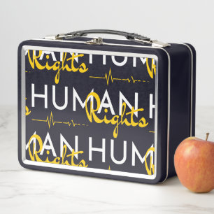 Lifeline to Human Rights Metal Lunch Box