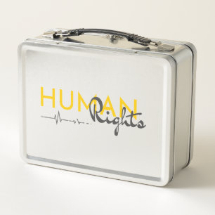 Lifeline to Human Rights Metal Lunch Box