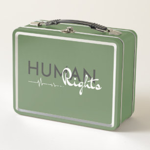 Lifeline to Human Rights Metal Lunch Box