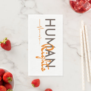 Lifeline to Human Rights Napkin