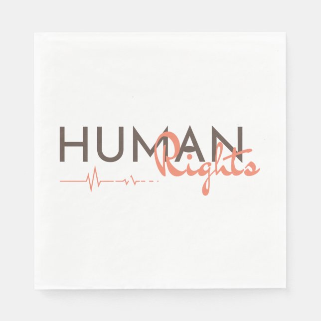 Lifeline to Human Rights Napkin (Front)