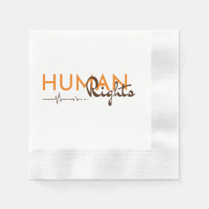 Lifeline to Human Rights Napkin