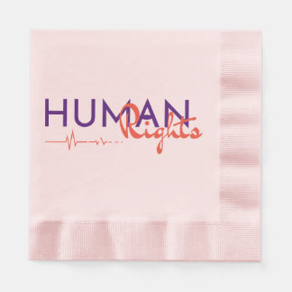 Lifeline to Human Rights Napkin