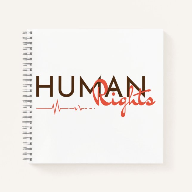 Lifeline to Human Rights Notebook (Front)