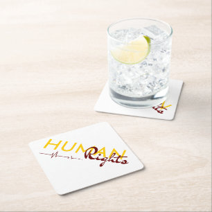 Lifeline to Human Rights Paper Coaster
