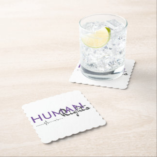 Lifeline to Human Rights Paper Coaster