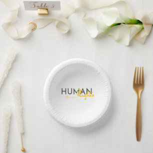 Lifeline to Human Rights Paper Plate