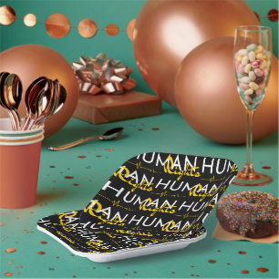 Lifeline to Human Rights Paper Plate