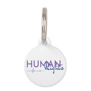 Lifeline to Human Rights Pet Tag
