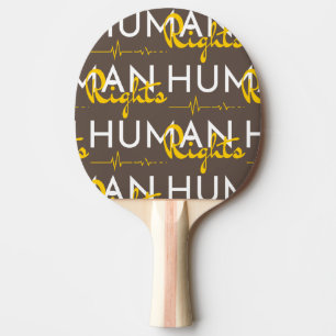 Lifeline to Human Rights Ping Pong Paddle