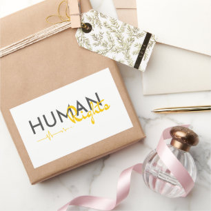 Lifeline to Human Rights Rectangular Sticker