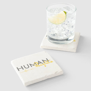 Lifeline to Human Rights Stone Coaster