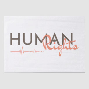 Lifeline to Human Rights Tissue Paper