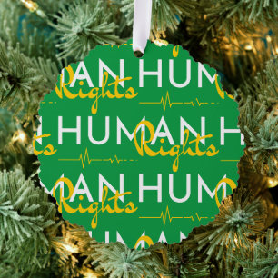 Lifeline to Human Rights Tree Decoration Card