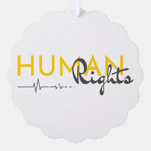 Lifeline to Human Rights Tree Decoration Card