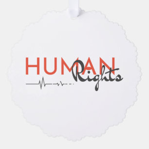 Lifeline to Human Rights Tree Decoration Card