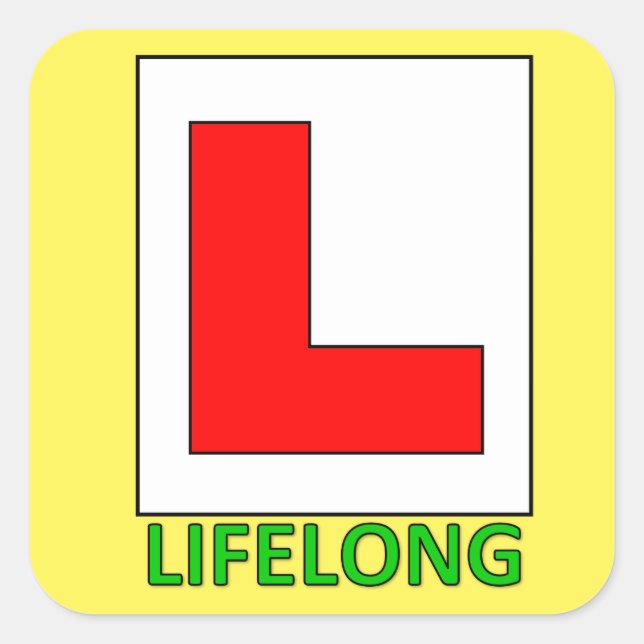 Lifelong Learner Sticker (Front)