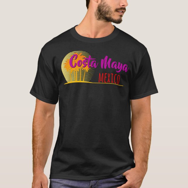 Life'S A Beach Costa Maya Mexico T-Shirt (Front)
