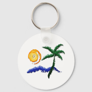 Life's a Beach Key Ring