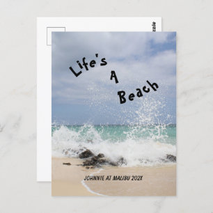 Life's A Beach Postcard