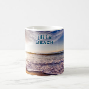 Life's A Beach Tropical Ocean Coffee Mug