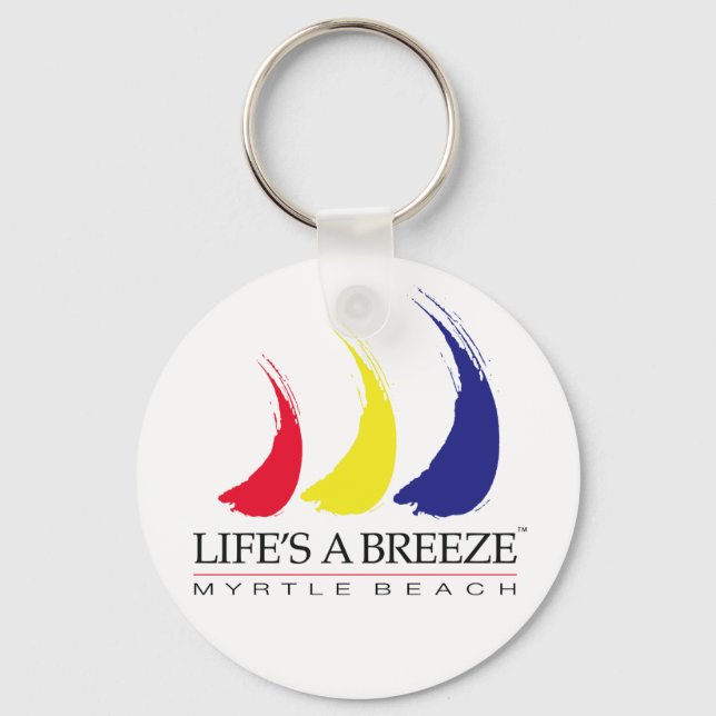 Life's a Breeze™_Paint-The-Wind_Myrtle Beach Key Ring (Front)