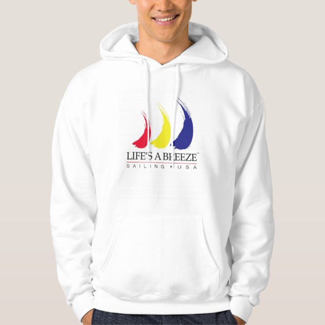 Life's a Breeze®_Paint-The-Wind_Sailing USA Hoodie (Front)