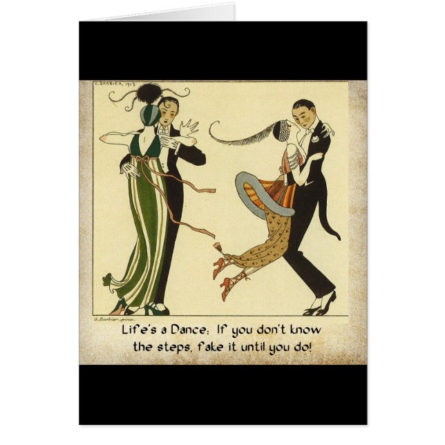 Life's a Dance:  Card (Front)