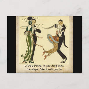 Life's a Dance:  Postcard