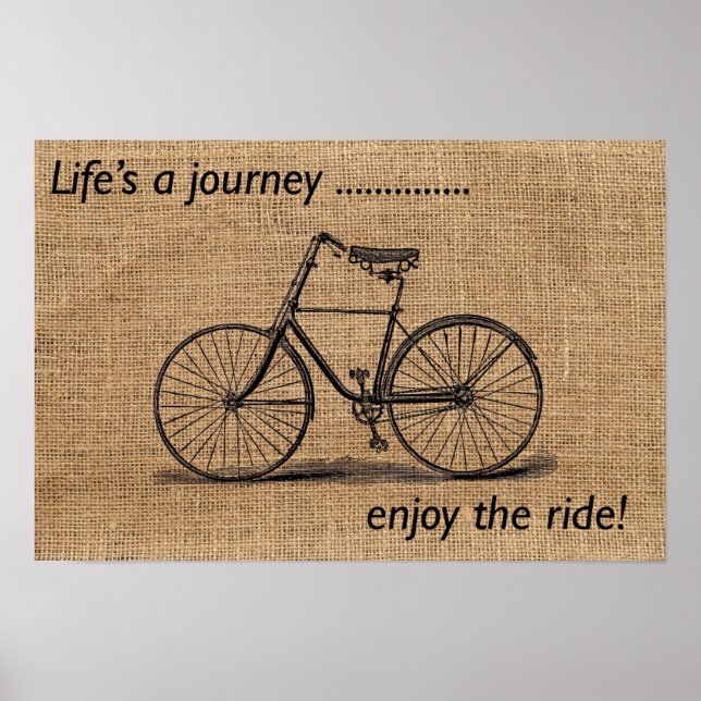 Life's a Journey...Enjoy the ride! poster (Front)