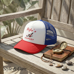 "Life's a Journey" Motivational Trucker Hat