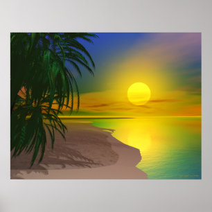 Life's a Sunny Beach Poster