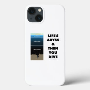 Life's Abyss And Then You Dive Pelagic Zone Ocean iPhone 13 Case