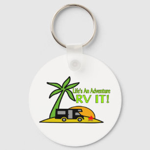 Life's An Adventure So RV It Key Ring