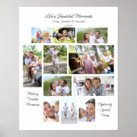 Lifes Beautiful Moments 11 Photos Collage White