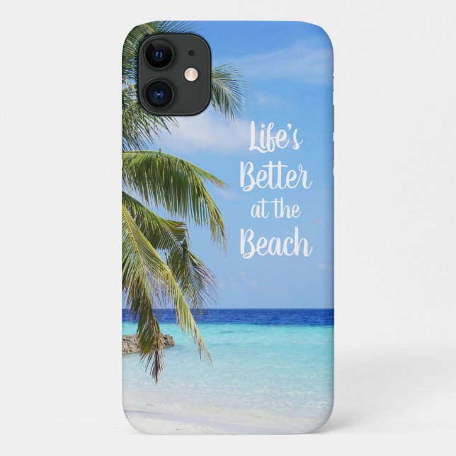 Life's Better at the Beach Case-Mate iPhone Case (Back)