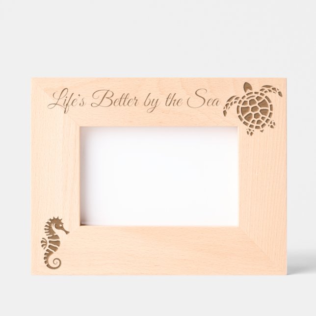 Life's Better by the Sea Etched Frames (Front)