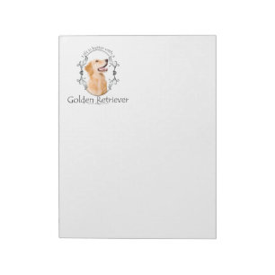 Lifes Better Golden Note Pad