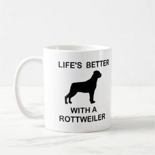 Life's Better With a Rottweiler Coffee Mug