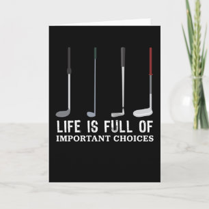 Life's full Important Choices Golf Gift Card