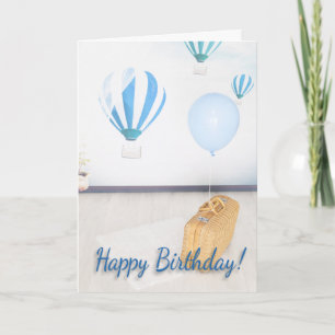 Life's Journey (Blues) Birthday Card